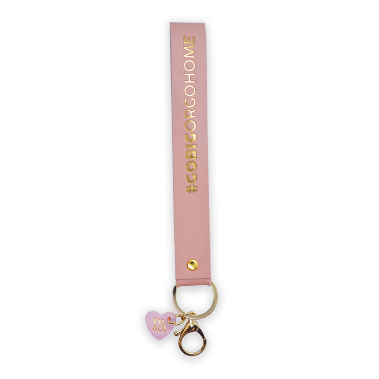 Keychain Wristlet / Pink