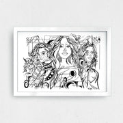 GIRL GANG Art Print 11 x 8.5" - XXL SCRUNCHIE & CO
