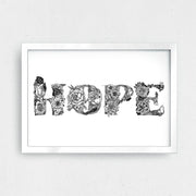 HOPE Art Print 11 x 8.5" - XXL SCRUNCHIE & CO