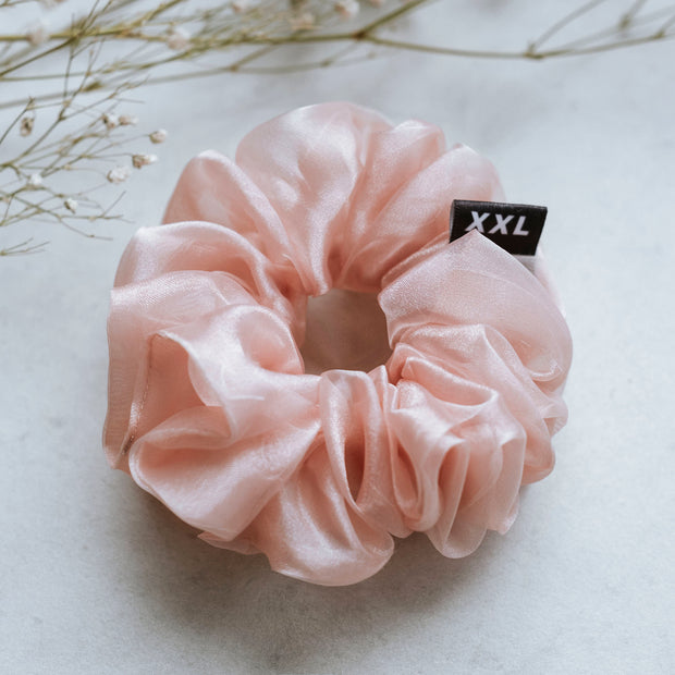 Leo Zodiac Mini Scrunchie / Bronzed Pink