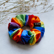 Iris Mini Scrunchie / Horizontal Stripes