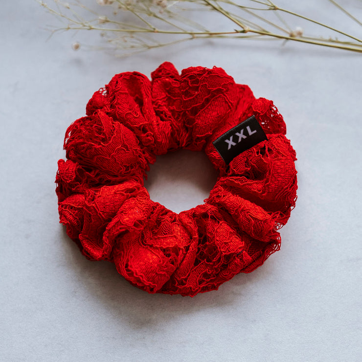 Chicago Mini Scrunchie / Red