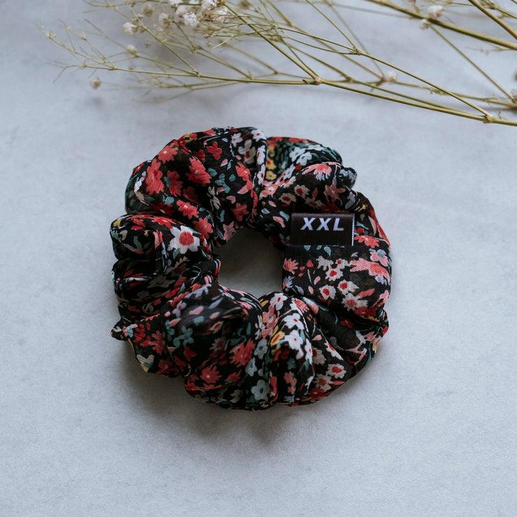 Jordyn Mini Scrunchie / Black