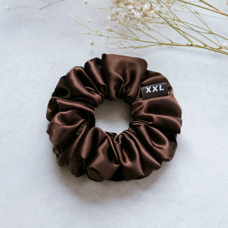 Espresso Mini Scrunchie / Espresso Brown