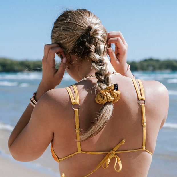 Faye XXS Swim Scrunchie / Mustard