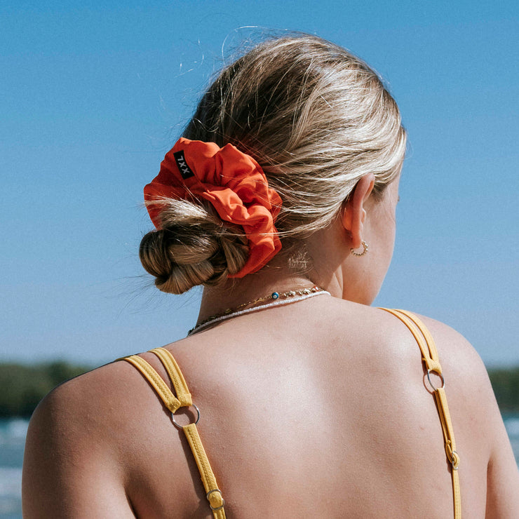 Erika Mini Swim Scrunchie / Orange