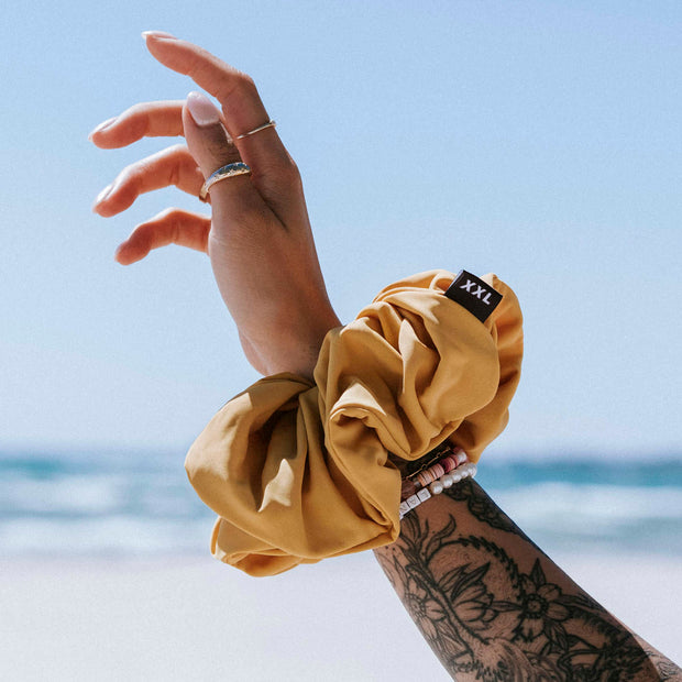 Faye Swim XXL Scrunchie / Mustard