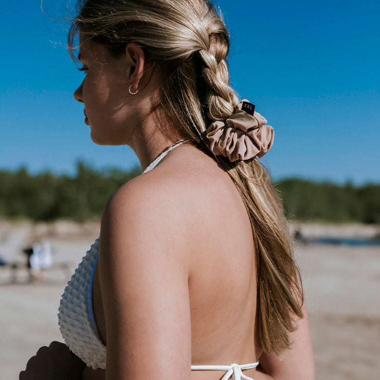 Van Anh Mini Swim Scrunchie / Sandstone