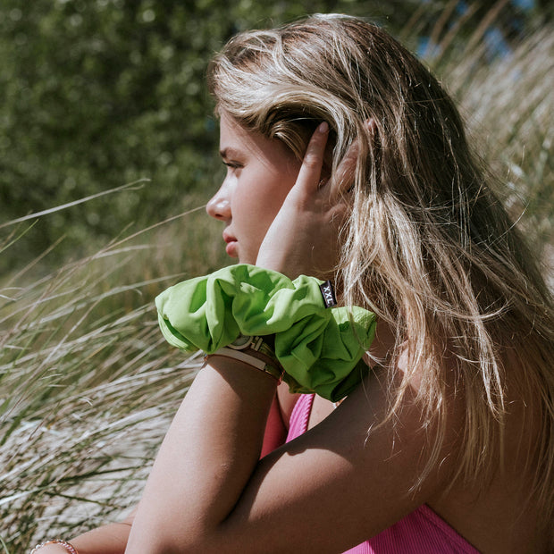 Mattea Swim XXL Scrunchie / Lime Green