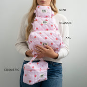 Carry-All Cosmetic Bag / Strawberry Lane