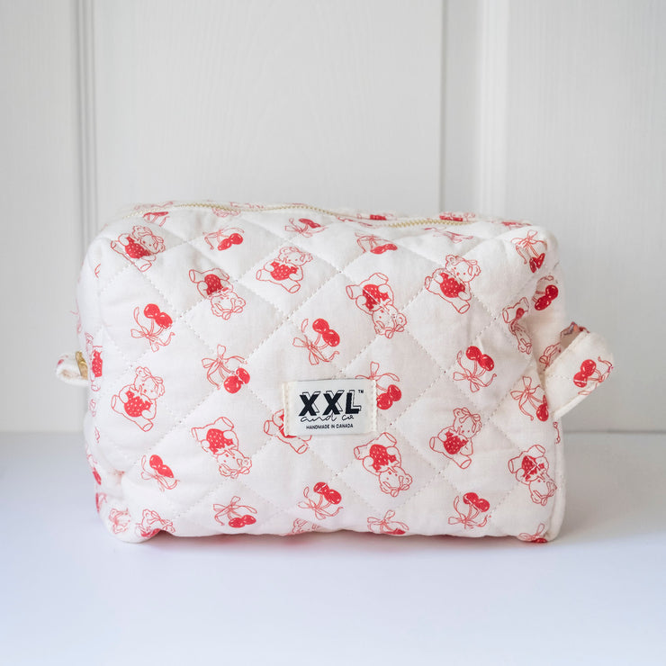 Carry-All Cosmetic Bag XXL / Cherry Pie