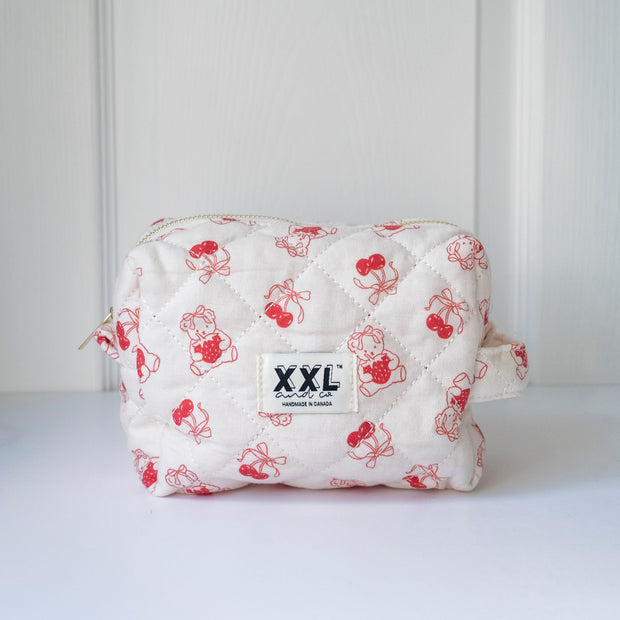 Carry-All Cosmetic Bag Classic / Cherry Pie