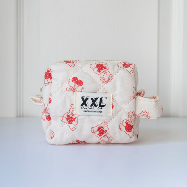 Carry-All Cosmetic Bag Mini / Cherry Pie
