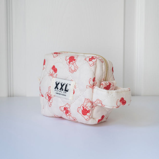 Carry-All Cosmetic Bag Mini / Cherry Pie