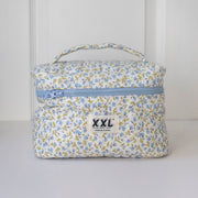 Carry-All Cosmetic Bag / Blueberry Garden