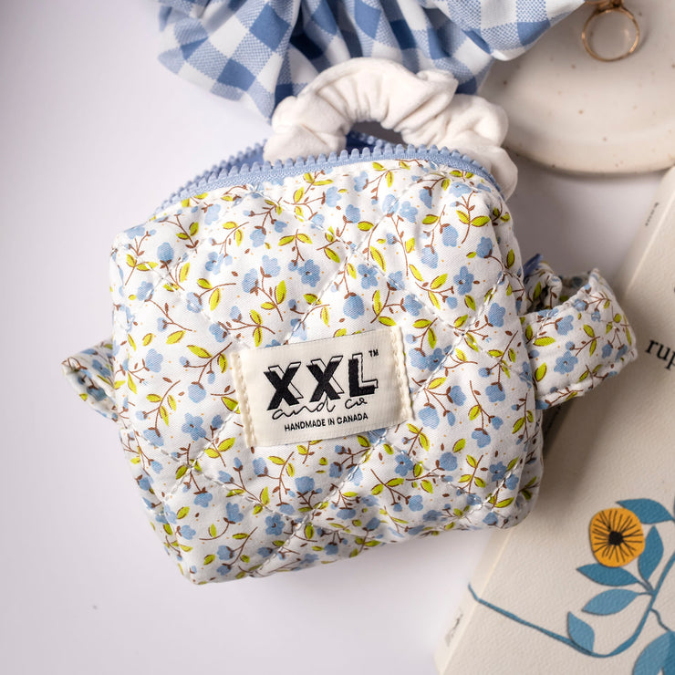 Carry-All Cosmetic Bag Mini / Blueberry Garden