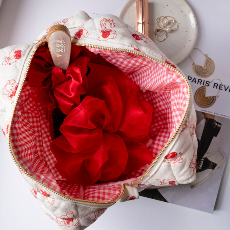 Carry-All Cosmetic Bag XXL / Cherry Pie