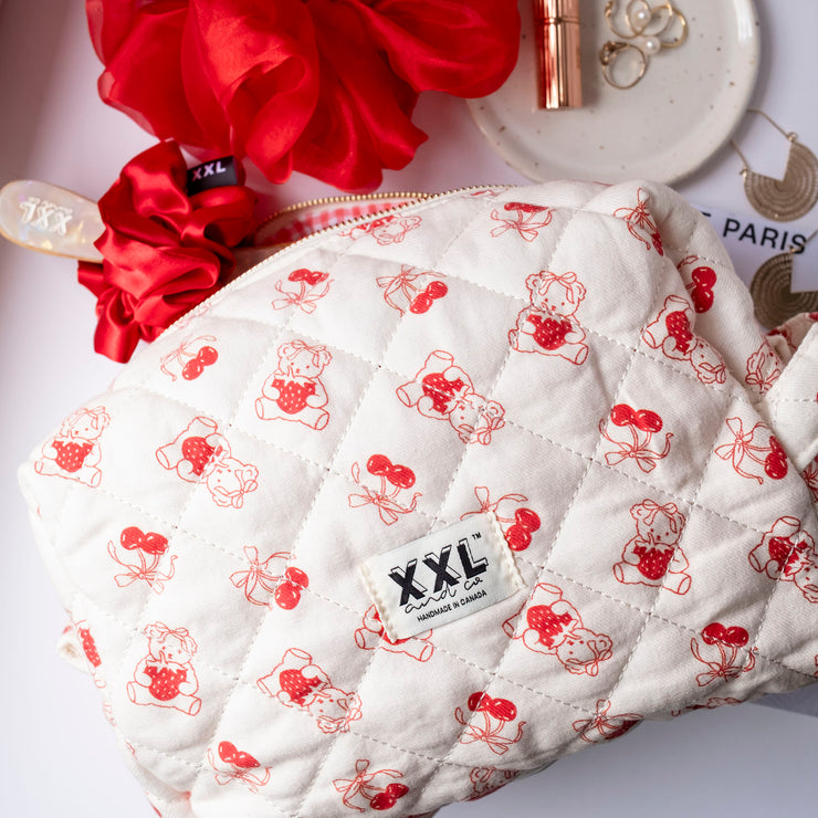 Carry-All Cosmetic Bag XXL / Cherry Pie