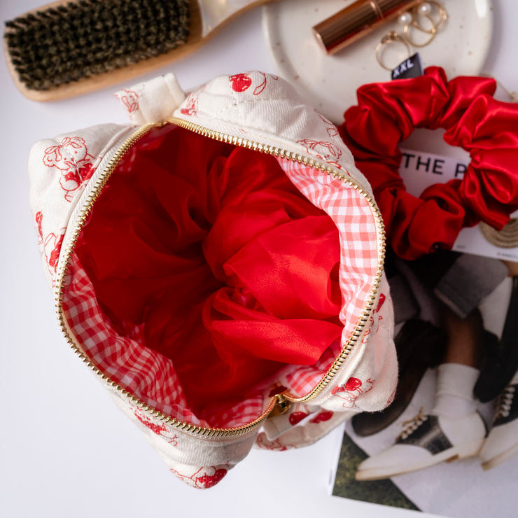 Carry-All Cosmetic Bag Classic / Cherry Pie