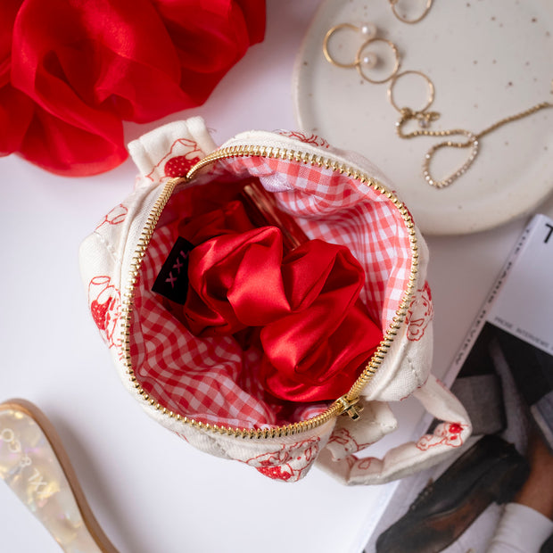 Carry-All Cosmetic Bag Mini / Cherry Pie