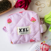 Carry-All Cosmetic Bag Mini / Strawberry Lane