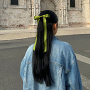 Hair Bow Mini / Moss Green