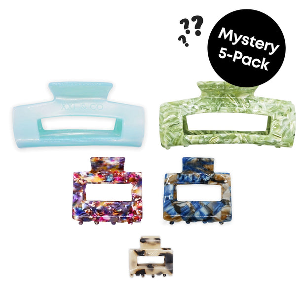 Mystery 5-Pack Hair Claws Assorted