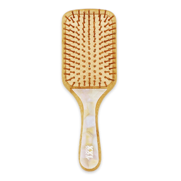 XXL & CO Bamboo Paddle Hair Brush / Pearlescent