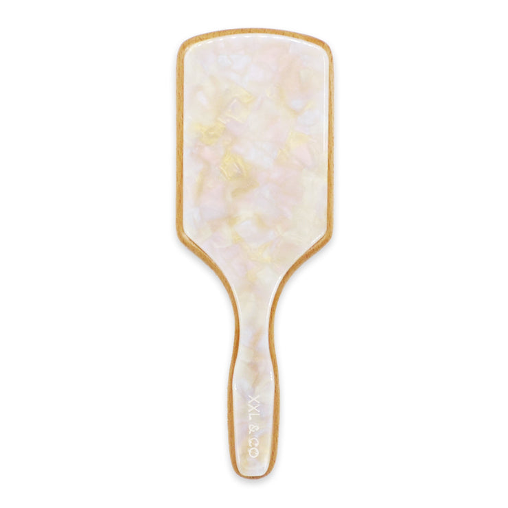 XXL & CO Smoothing Paddle Hair Brush / Pearlescent