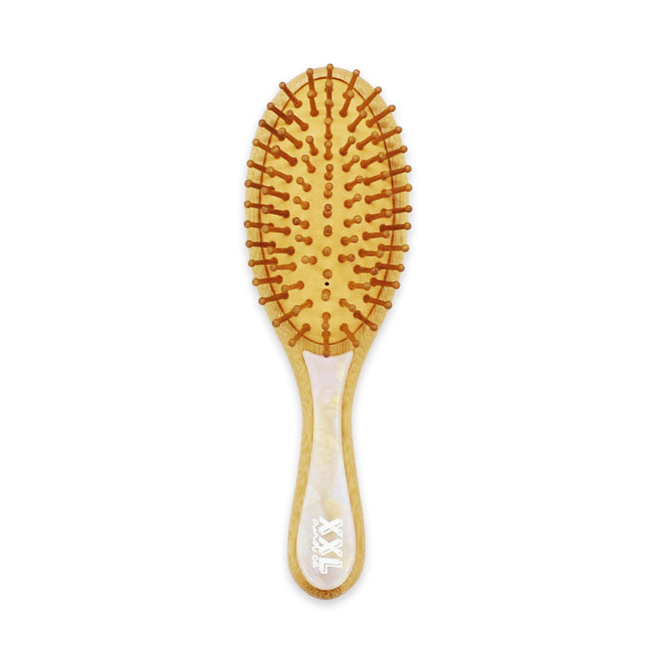 XXL & CO Bamboo Round Hair Brush / Pearlescent