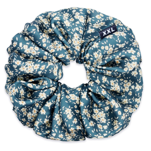 Taylah XXL Scrunchie / Teal Flower