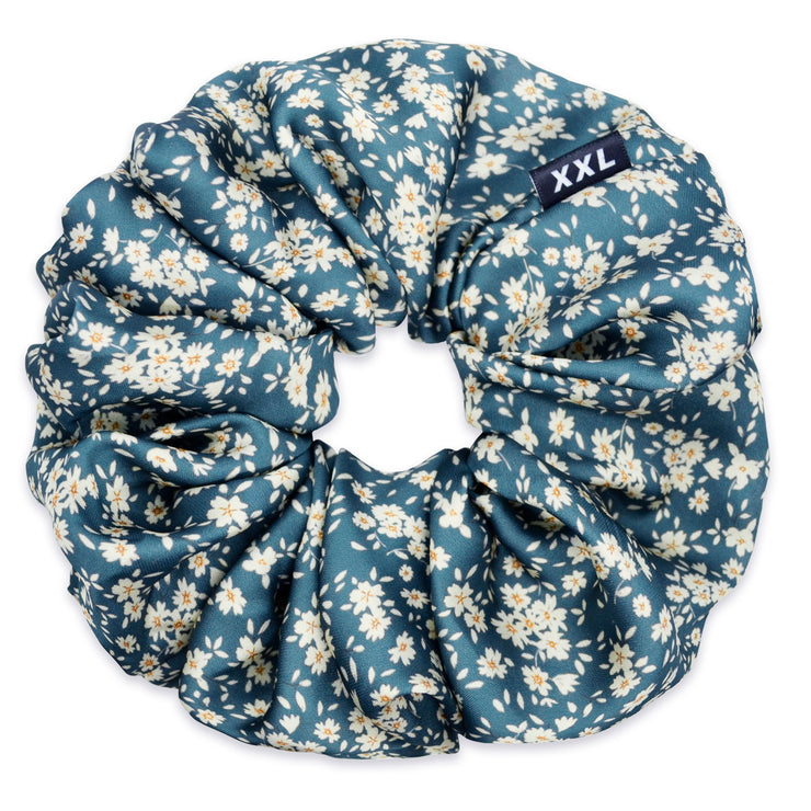 Taylah XXL Scrunchie / Teal Flower
