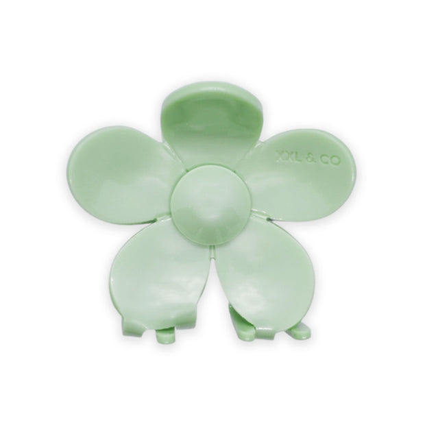 Flower Buttercup Hair Claw Clip Super Bloom / Jade Green