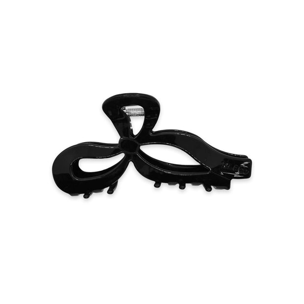 Hair Bow Ribbon Claw / Black