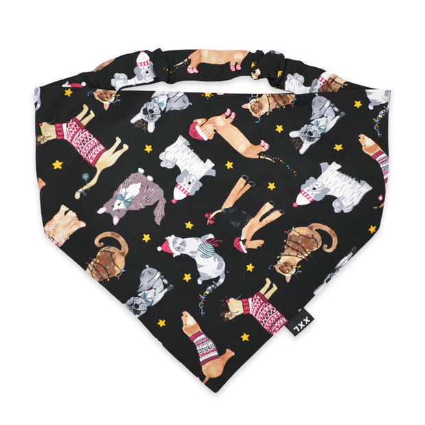 Scrunchie Dog Bandana / Christmas Cuties