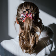 Lana Mini Scrunchie / Black Floral