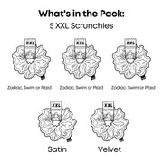 Mystery 5-Pack XXL Scrunchie