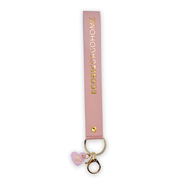 Keychain Wristlet / Pink