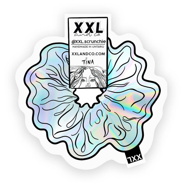 XXL SCRUNCHIE STICKER - XXL SCRUNCHIE & CO / Holographic