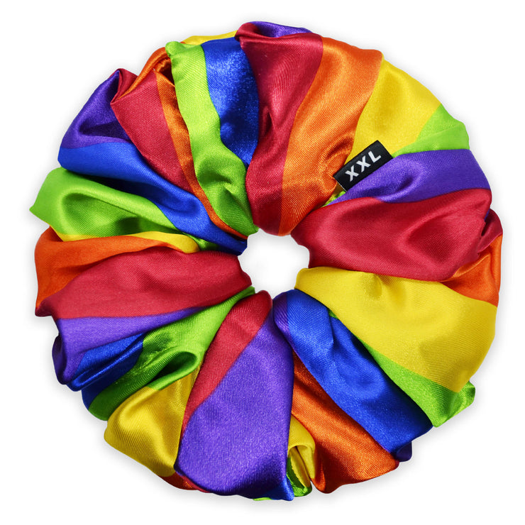 Iris Rainbow XXL Scrunchie / Horizontal Stripes