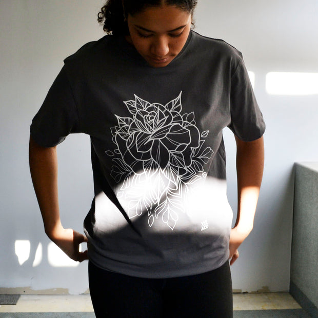 THE ANH LAN TEE - XXL SCRUNCHIE & CO / Charcoal