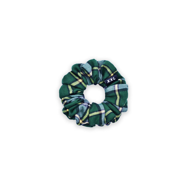 Finley Mini Scrunchie / Green Plaid
