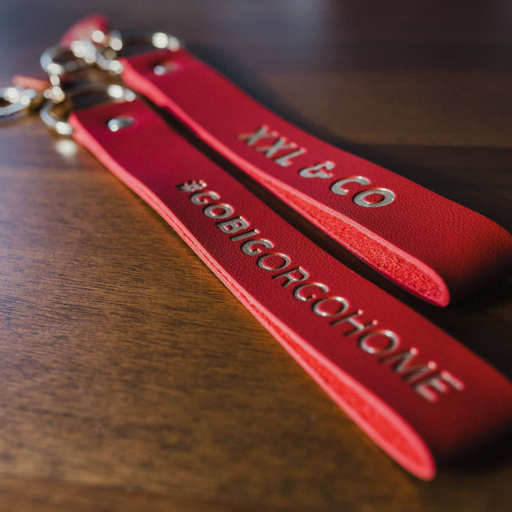 Keychain Wristlet / Red