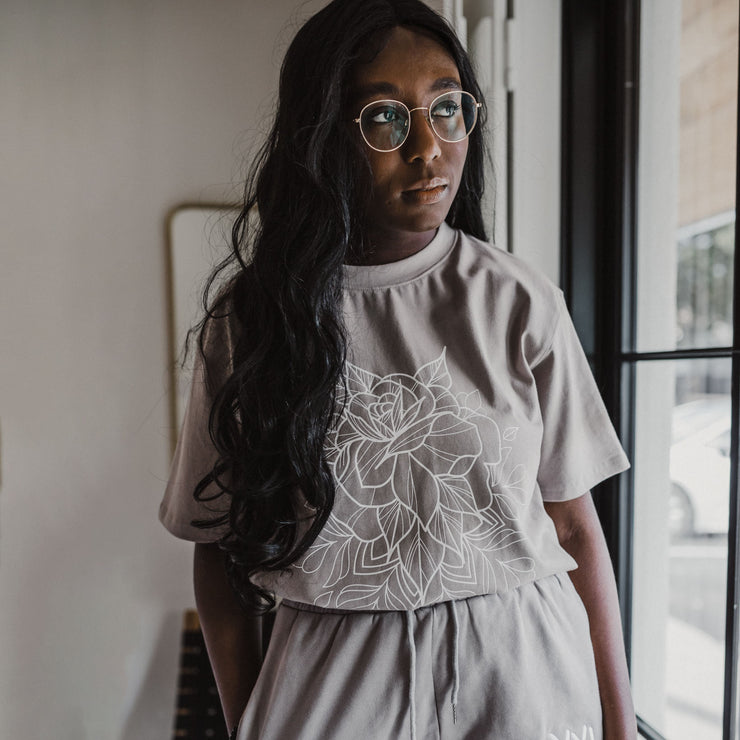 THE ANH LAN TEE - XXL SCRUNCHIE & CO / Taupe