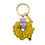 Scrunchie Keychain / Yellow Glitter