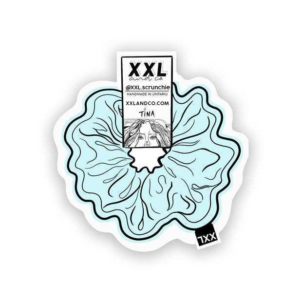 XXL SCRUNCHIE STICKER - XXL SCRUNCHIE & CO / Baby Blue