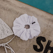 Trang Swim XXL Scrunchie / White